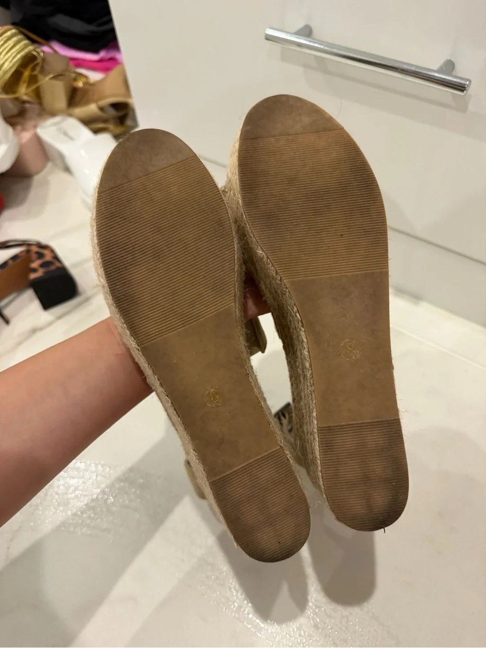 Coconuts by Matisse Tan Espadrille Wedge Sandals